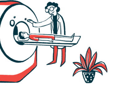 muscle fat | Amyloidosis News Today | illustration of person having an MRI