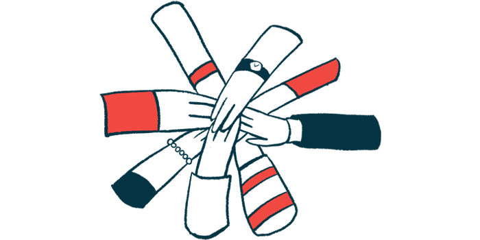 Ukraine relief for rare disease patients | illustration of hands-in collaboration