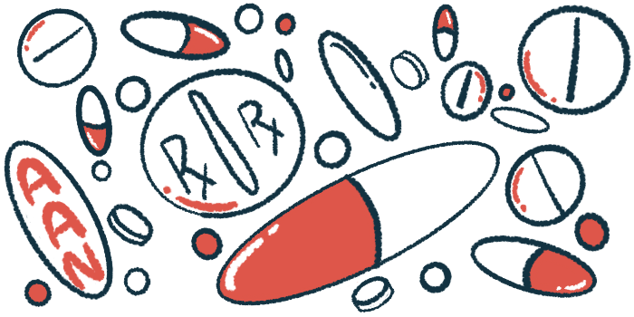 An illustration for the AAN conference showing a variety of medications.