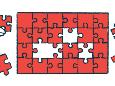 A board puzzle, with four pieces missing and four hands moving to place those pieces correctly, is shown.