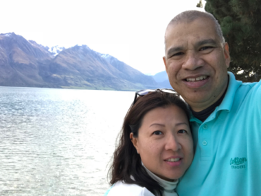 Aubrey and Jaime in New Zealand