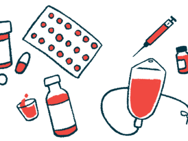 An illustration shows different types of medications, from pills and tablets to injections and infusions.