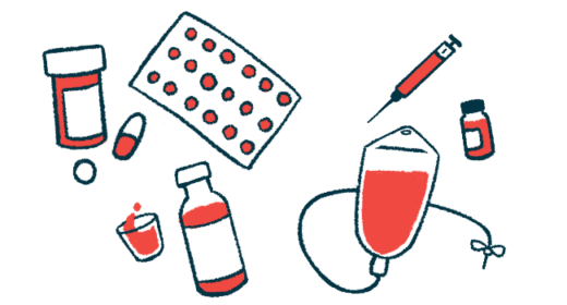 An illustration shows different types of medications, from pills and tablets to injections and infusions.