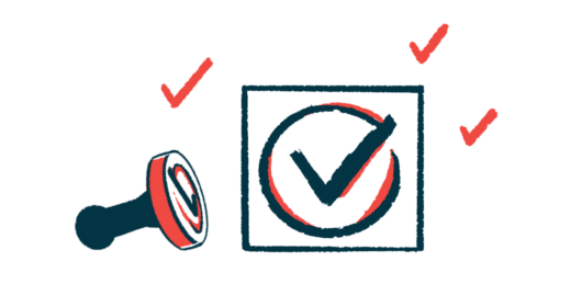 An illustration shows a rubber stamp with a check mark.