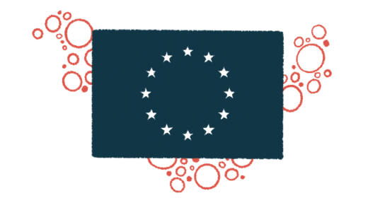 A flag of the European Union is shown.